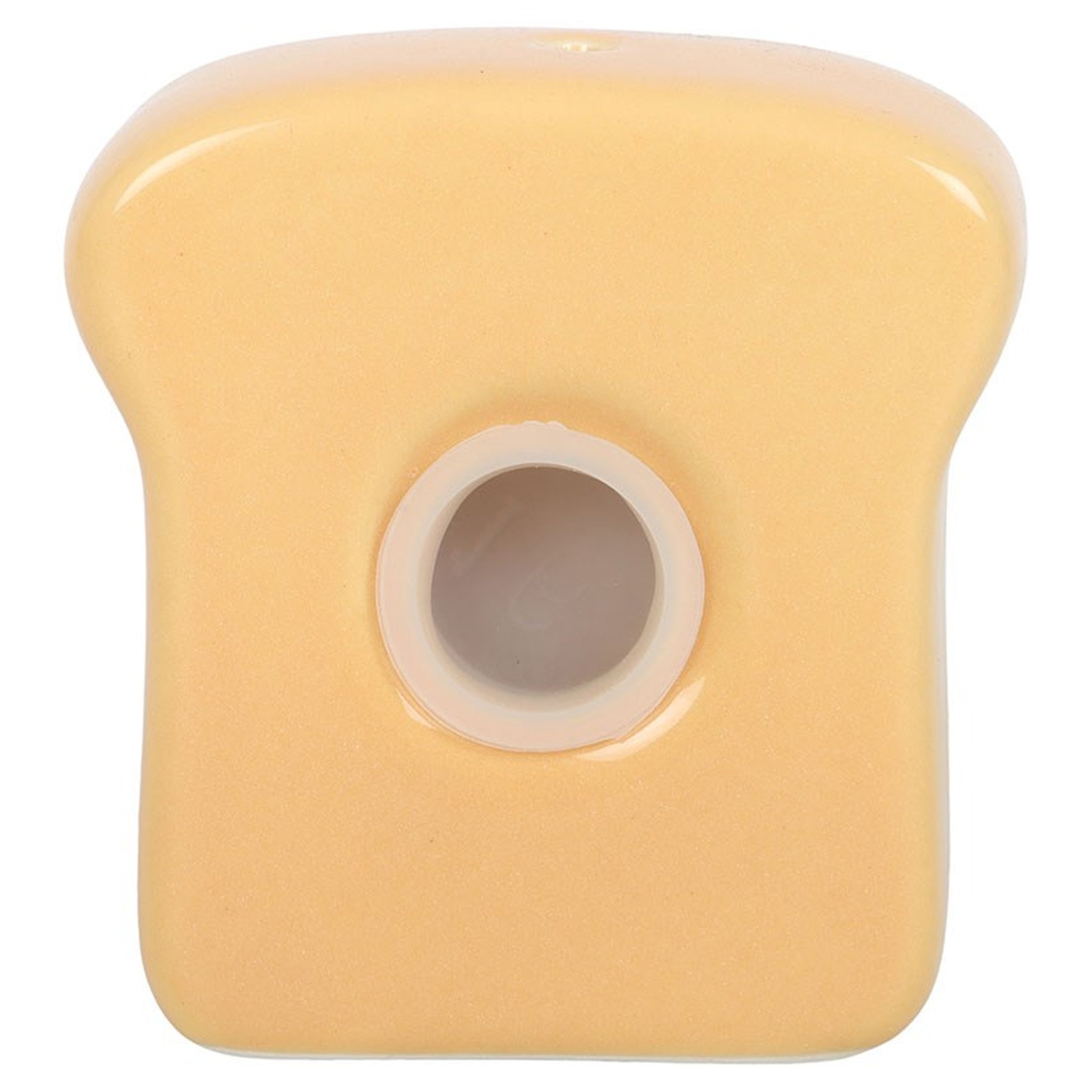 Kawaii Toast Streuer Rückseite mit Silikon-Stopfen