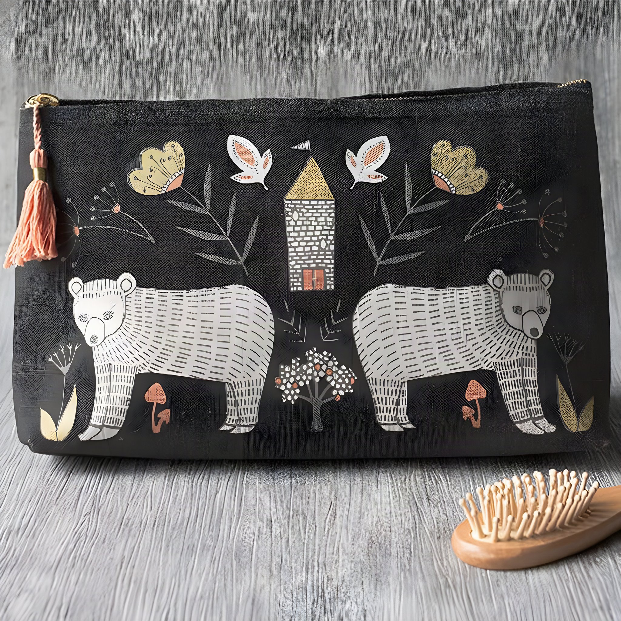 Wild Tale Large Cosmetic Bag