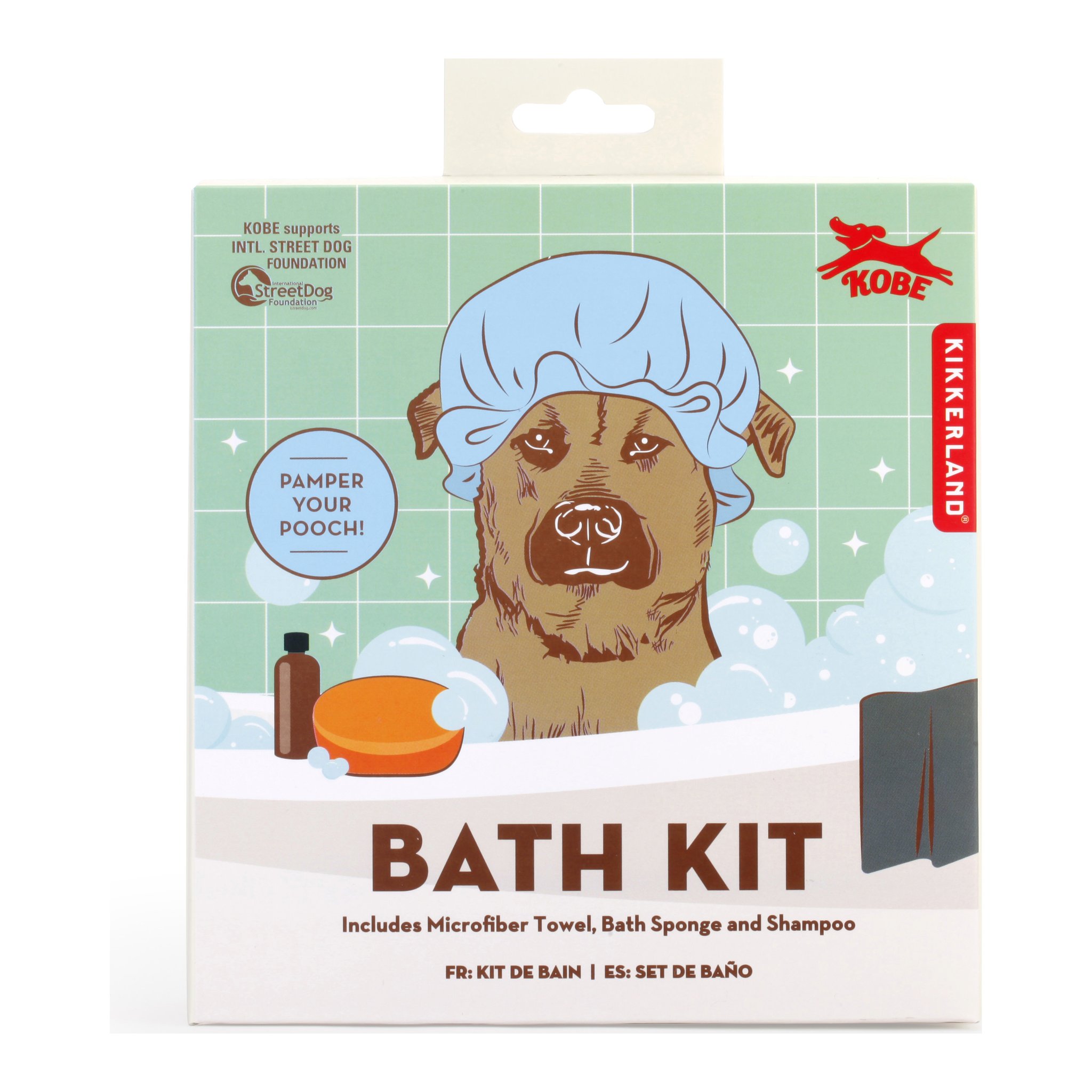 Badeset in der Verpackung «Bath Kit» von Kobe