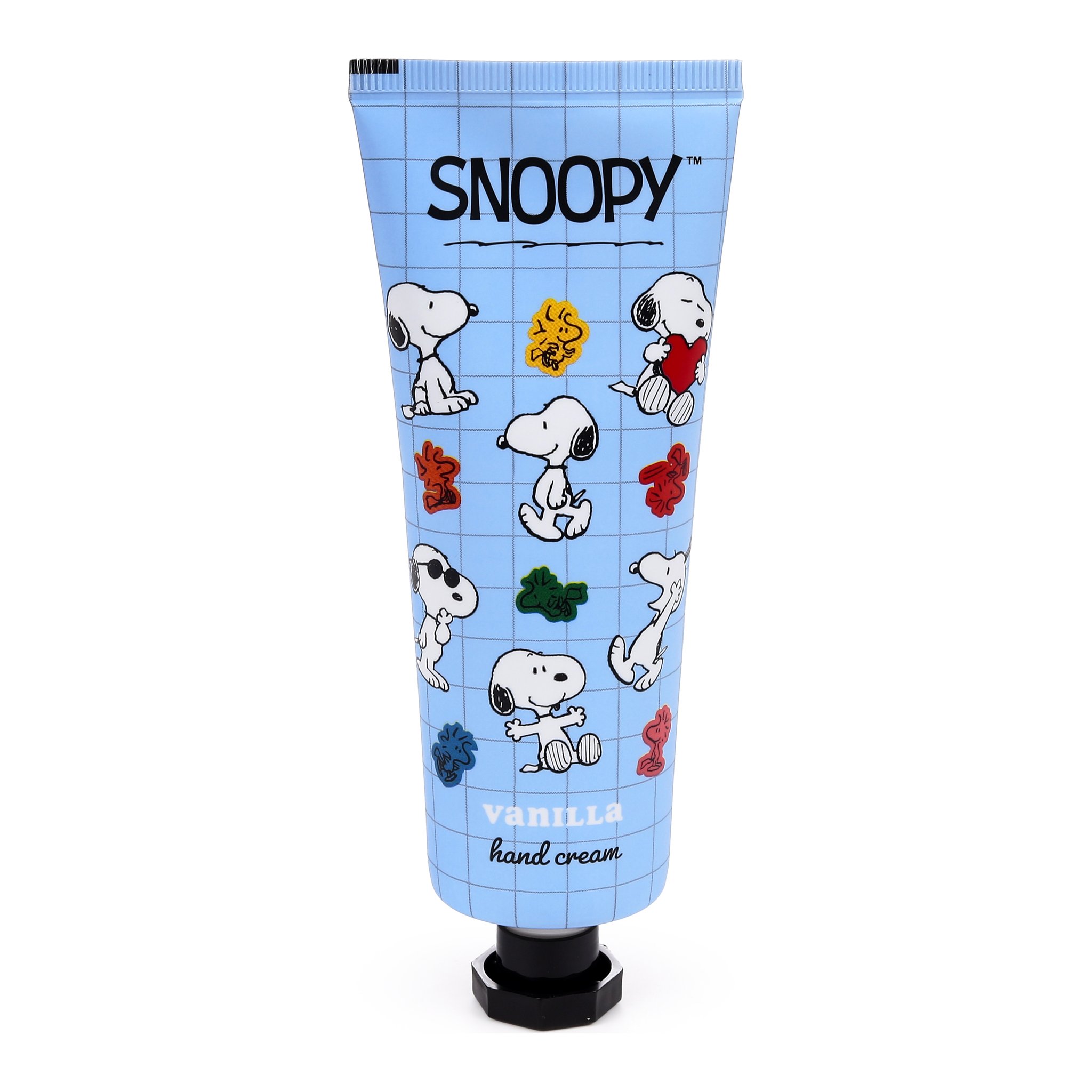 Blaue Snoopy-Handcreme mit Vanilleduft