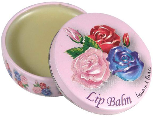 Lippenbalsam Retro Blumen Pink