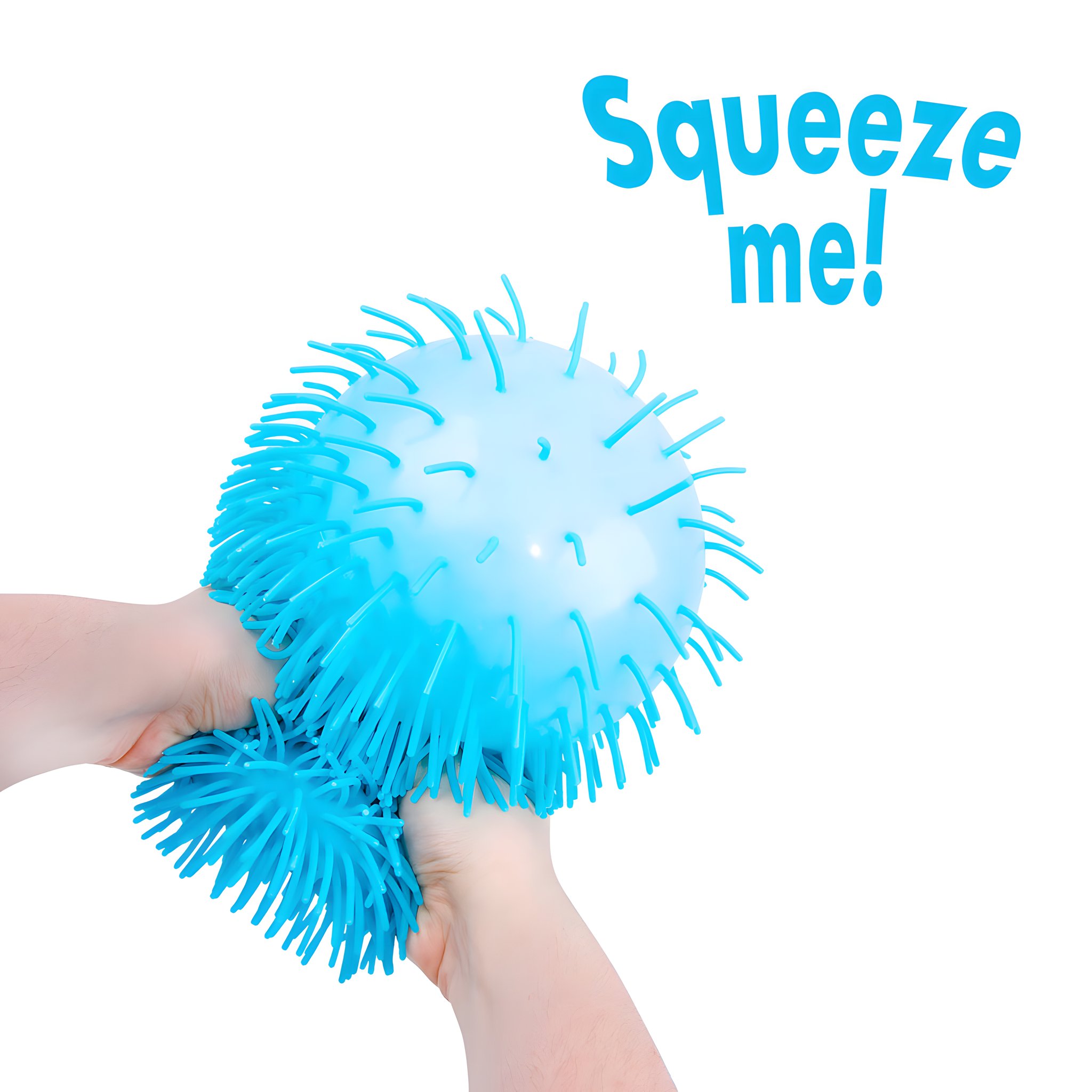 Balle squishy géante bleue 21 cm (Bild 3)