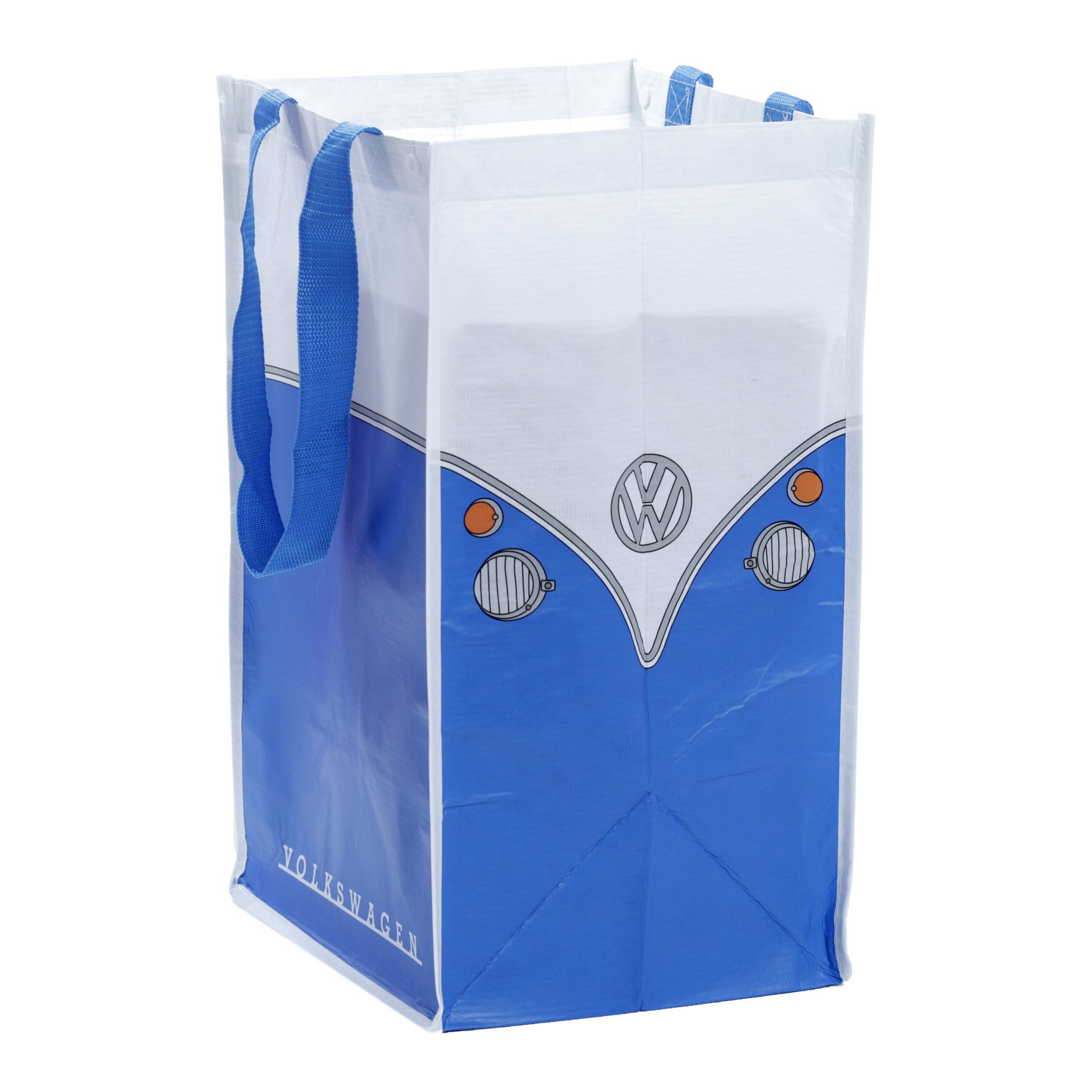 Sac VW T1 bleu avec face avant du combi