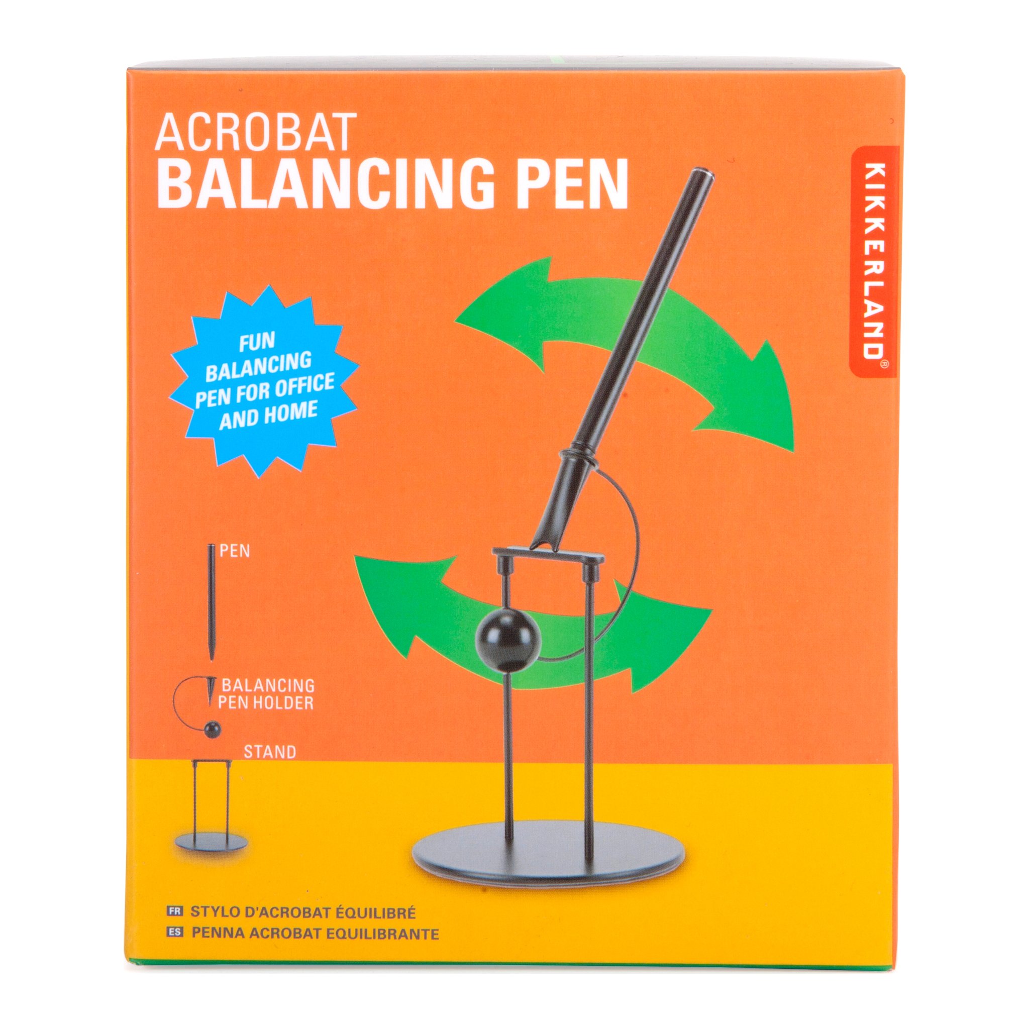 Balance-Kugelschreiber in der Verpackung «Acrobat Balancing Pen» von Kikkerland