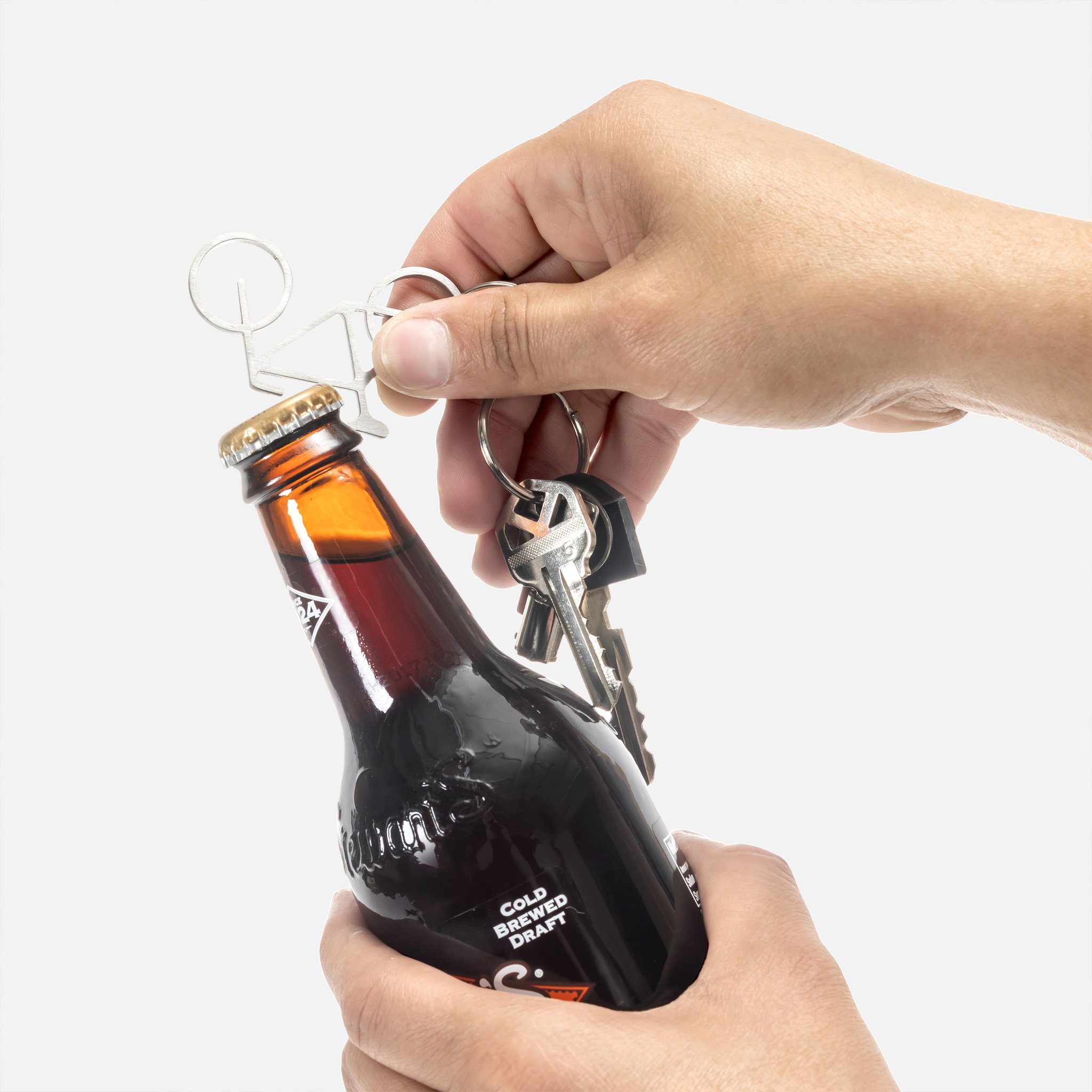 Porte-clés vélo et ouvre-bouteille Kikkerland – ouverture bière