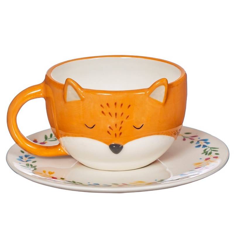 Finley Fox Teetasse mit Untertasse