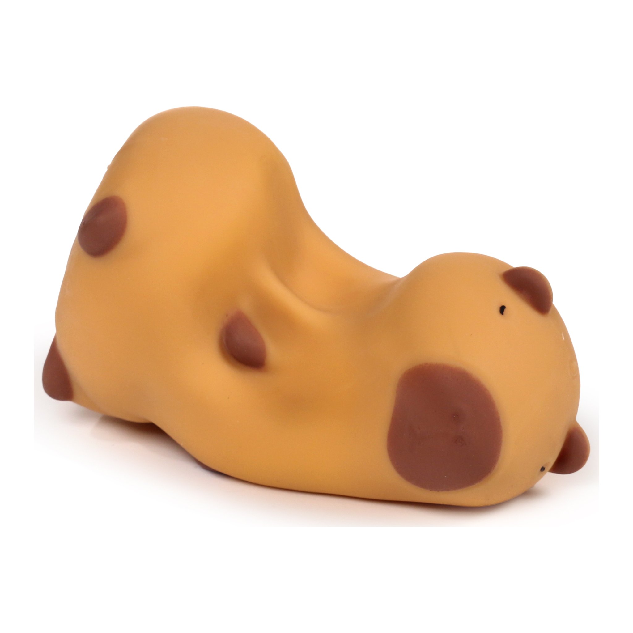 Capybara-Stressball langgezogen und liegend