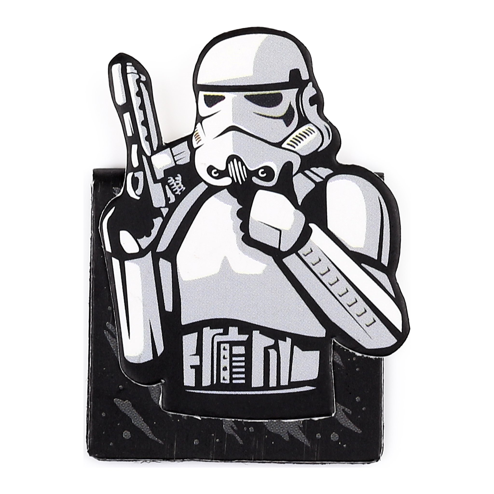 Stormtrooper-Lesezeichen mit Trooper und Lichtschwert