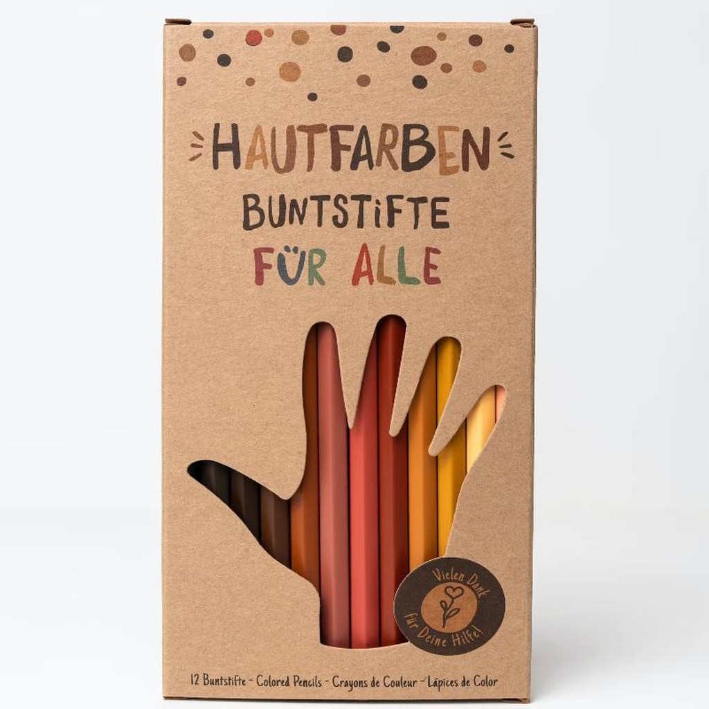 Hautfarben Buntstifte