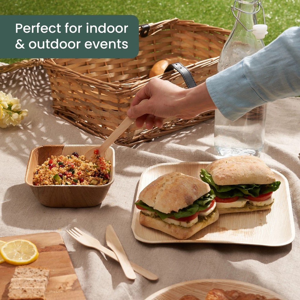 100-teiliges Partypack aus Palmenblättern