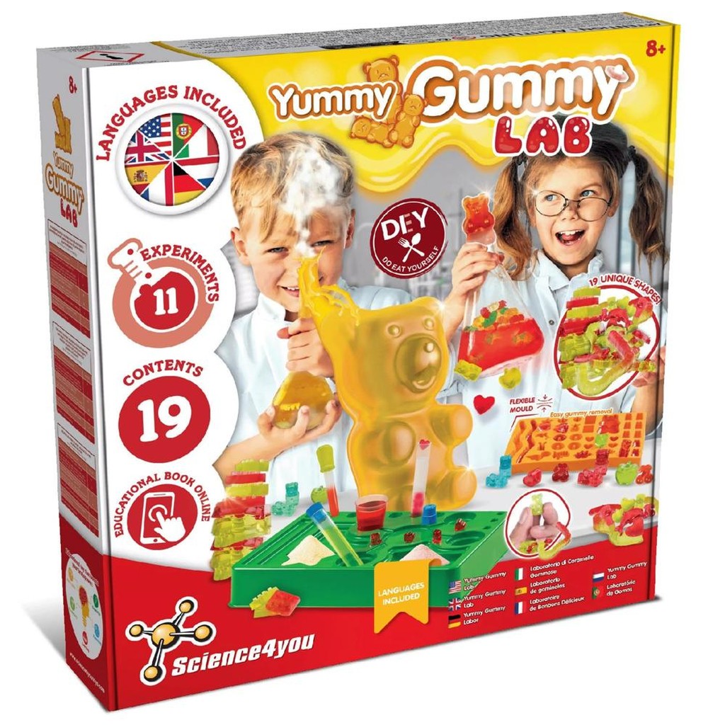 Fruchtgummi-Labor Gummibärchen-Experimentierset von Science4you