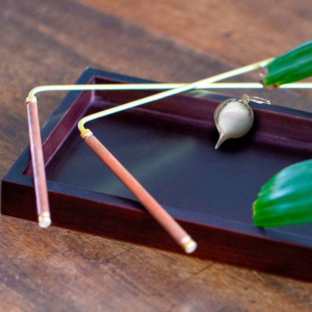 Radiesthäsie-Set mit Pendel und Wünschelrute von Vibratis