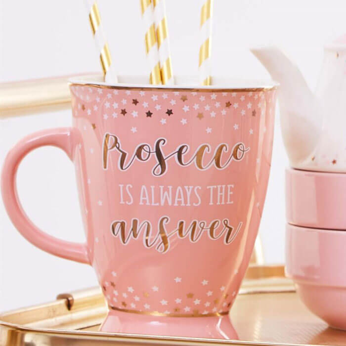 Prosecco Party Pink Mug
