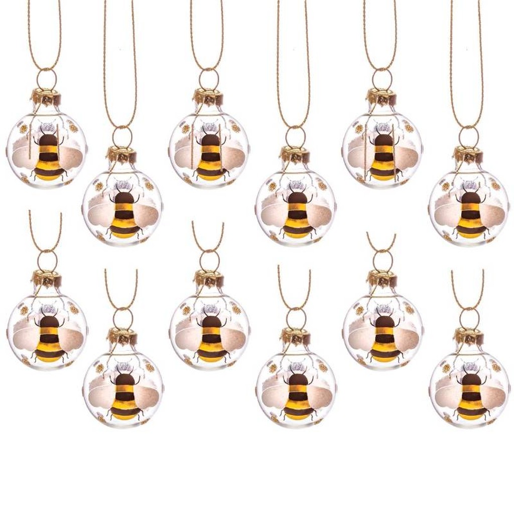 Mini Weihnachtskugeln Bienen von Sass and Belle