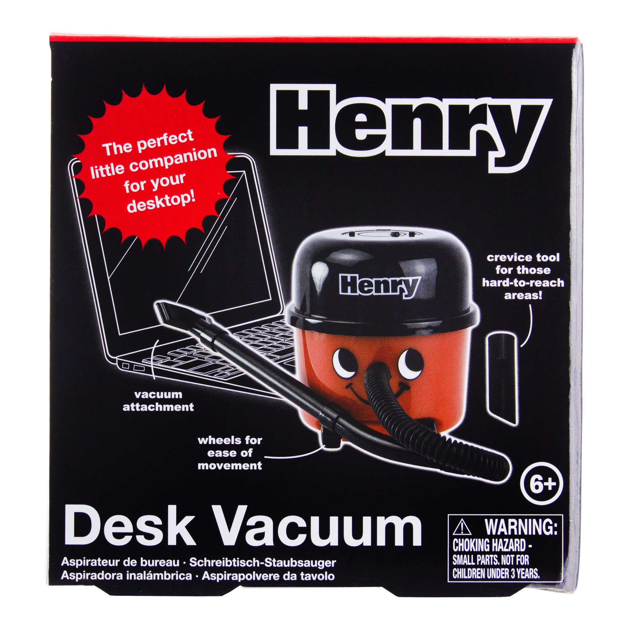 Henry Tischstaubsauger von Paladone – Verpackung