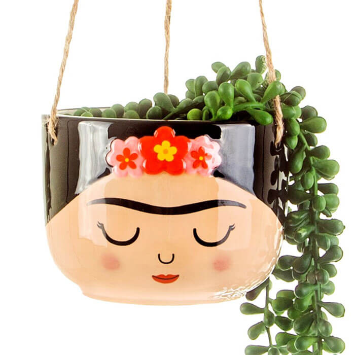 Frida Kahlo Hänge-Blumentopf