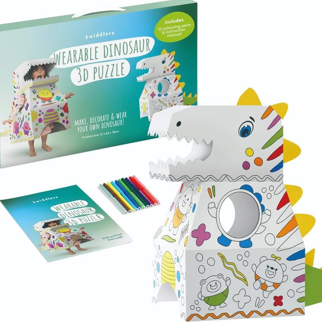 Dinosaurier 3D Puzzle & Kostüm