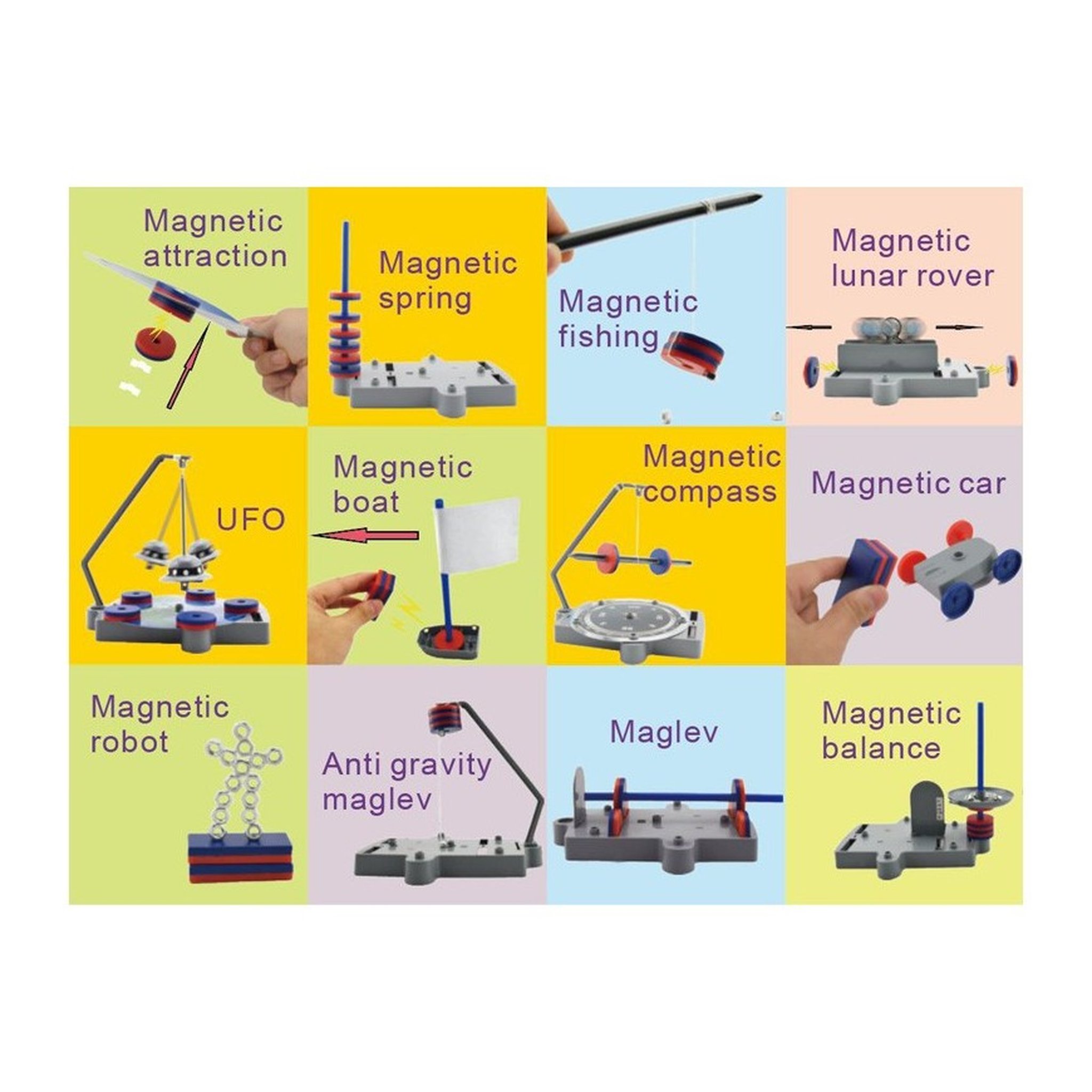 Andreu Toys 12-in-1 Magnet Science — Magnet-Experiment