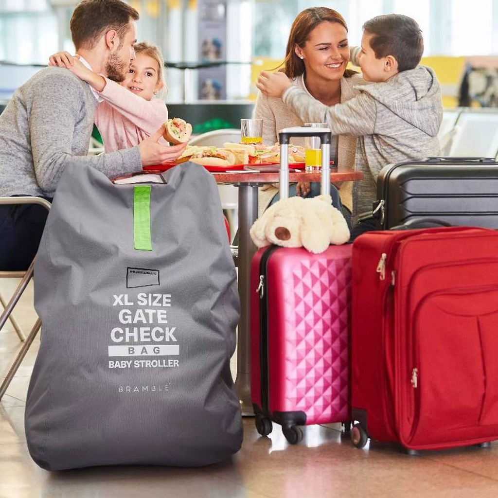 Flugzeug-Reisetasche für Kinderwagen und Babyschale