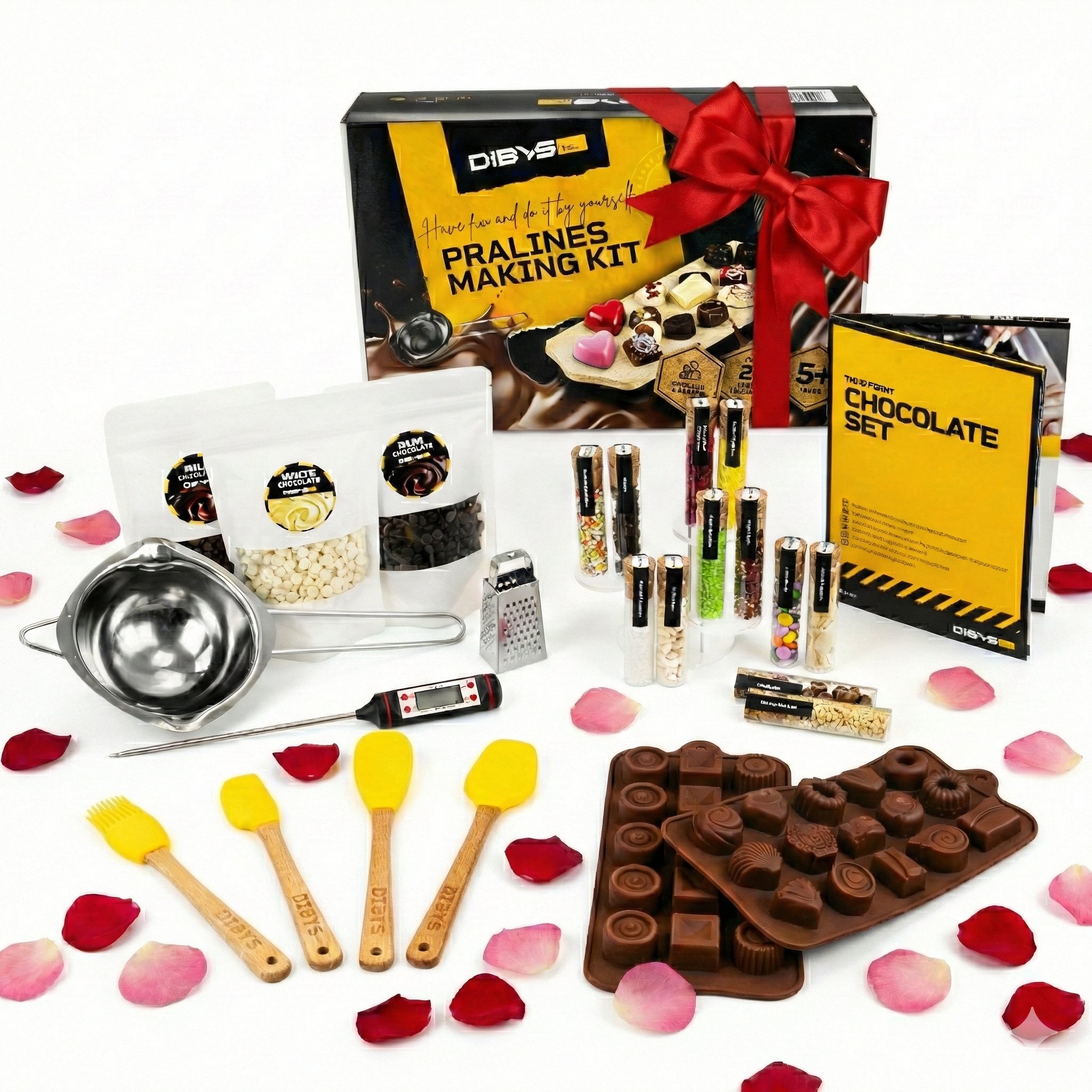 Herzförmige Pralinen als Valentinstag-Geschenkidee