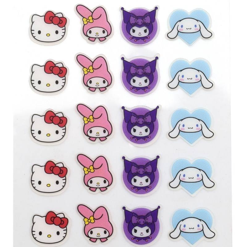 20 patchs anti-boutons Hello Kitty & Friends