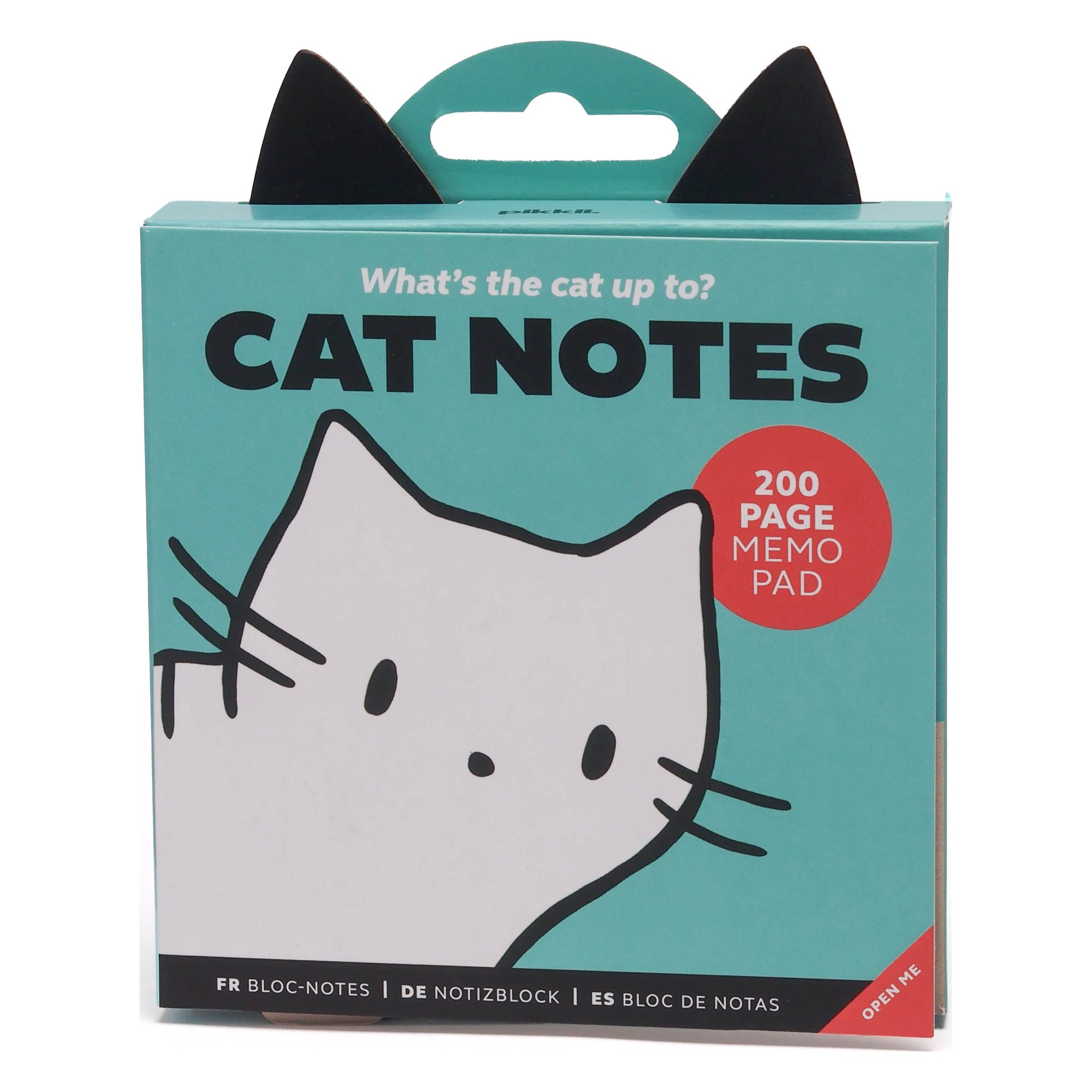 Cat Notes Notizblock – Verpackung Vorderseite