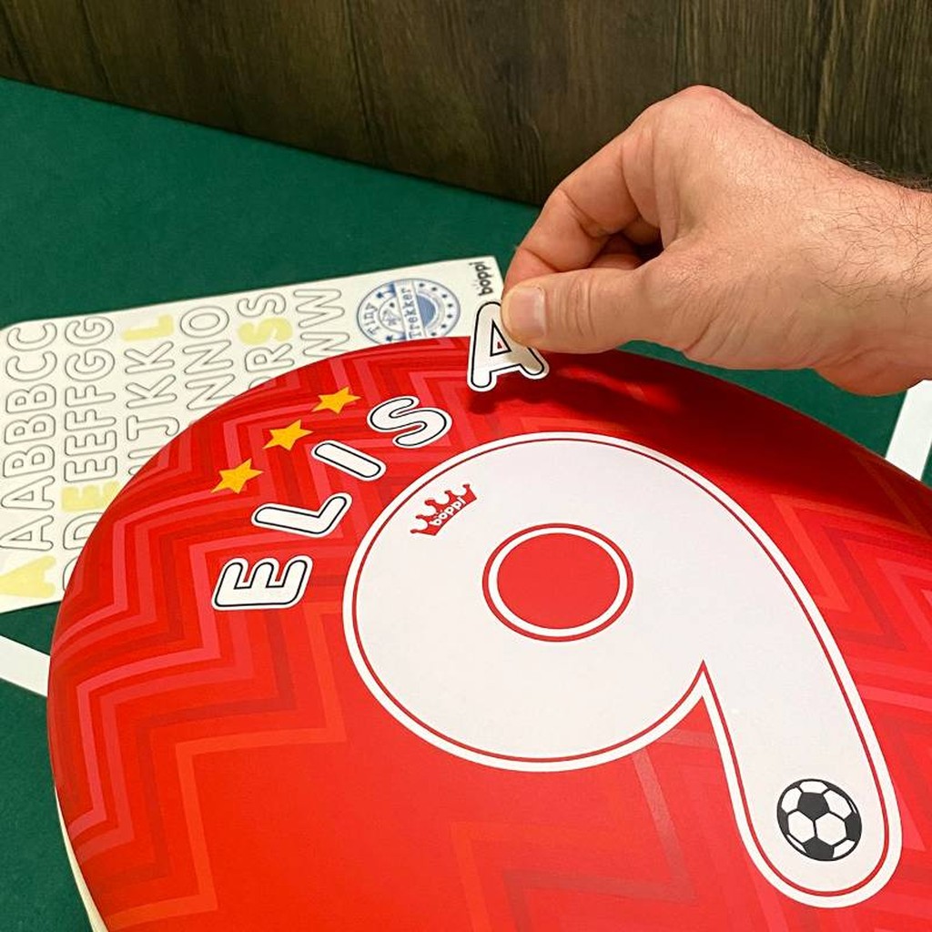 Personalisierbarer Kinder Koffer Fussball