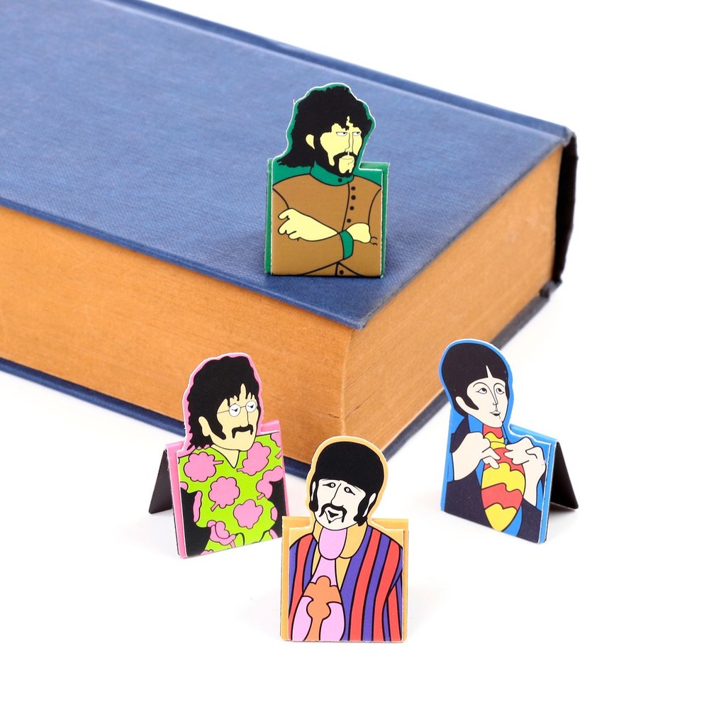 The Beatles Yellow Submarine Magnet-Lesezeichen-Set