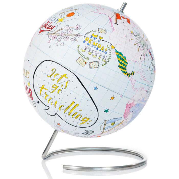 Globus zum Bemalen von Suck UK