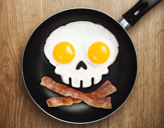 Stampo per Uova Fritte a forma di Teschio