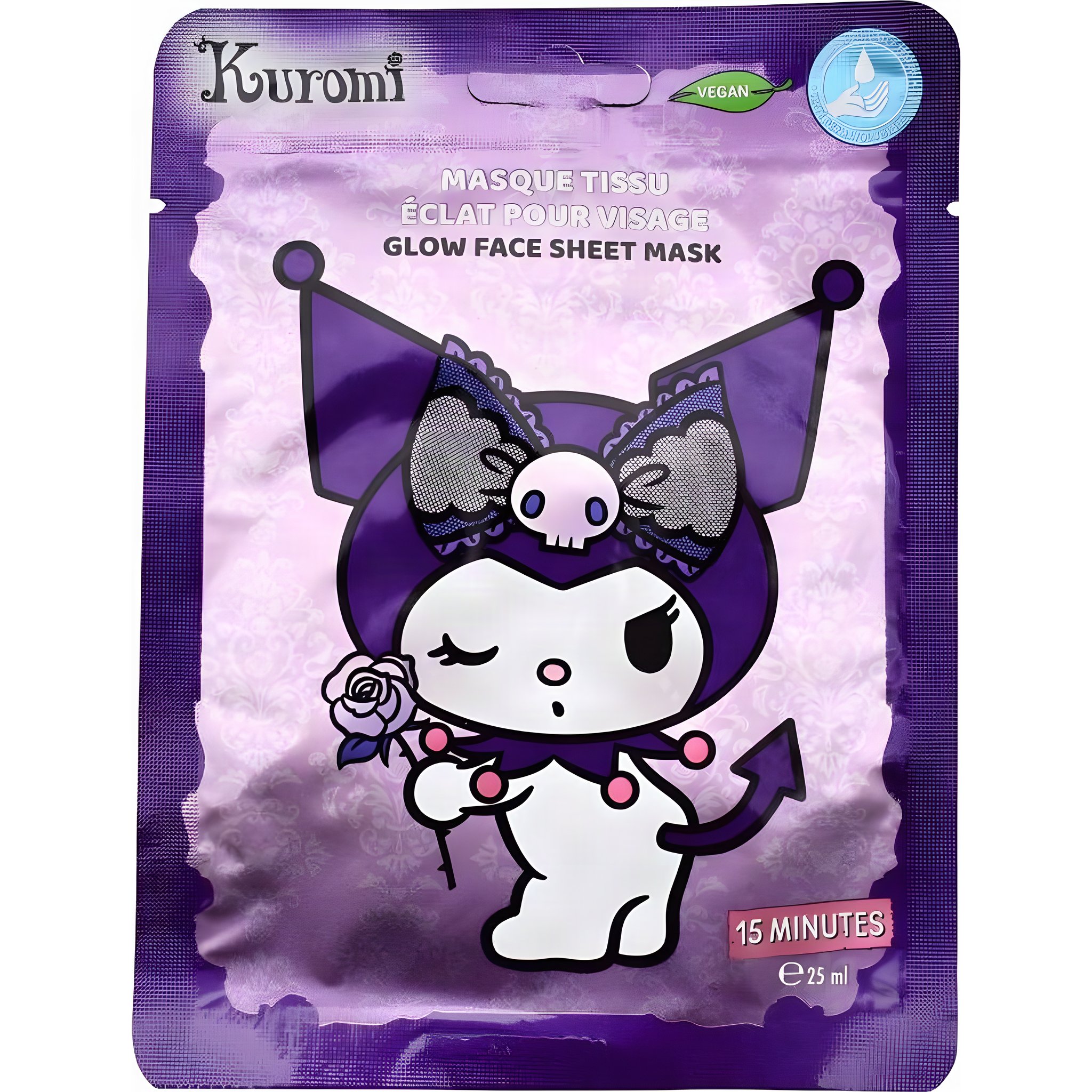 Kuromi Glow Face Sheet Mask