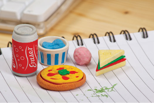 Radiergummi Set Fast Food