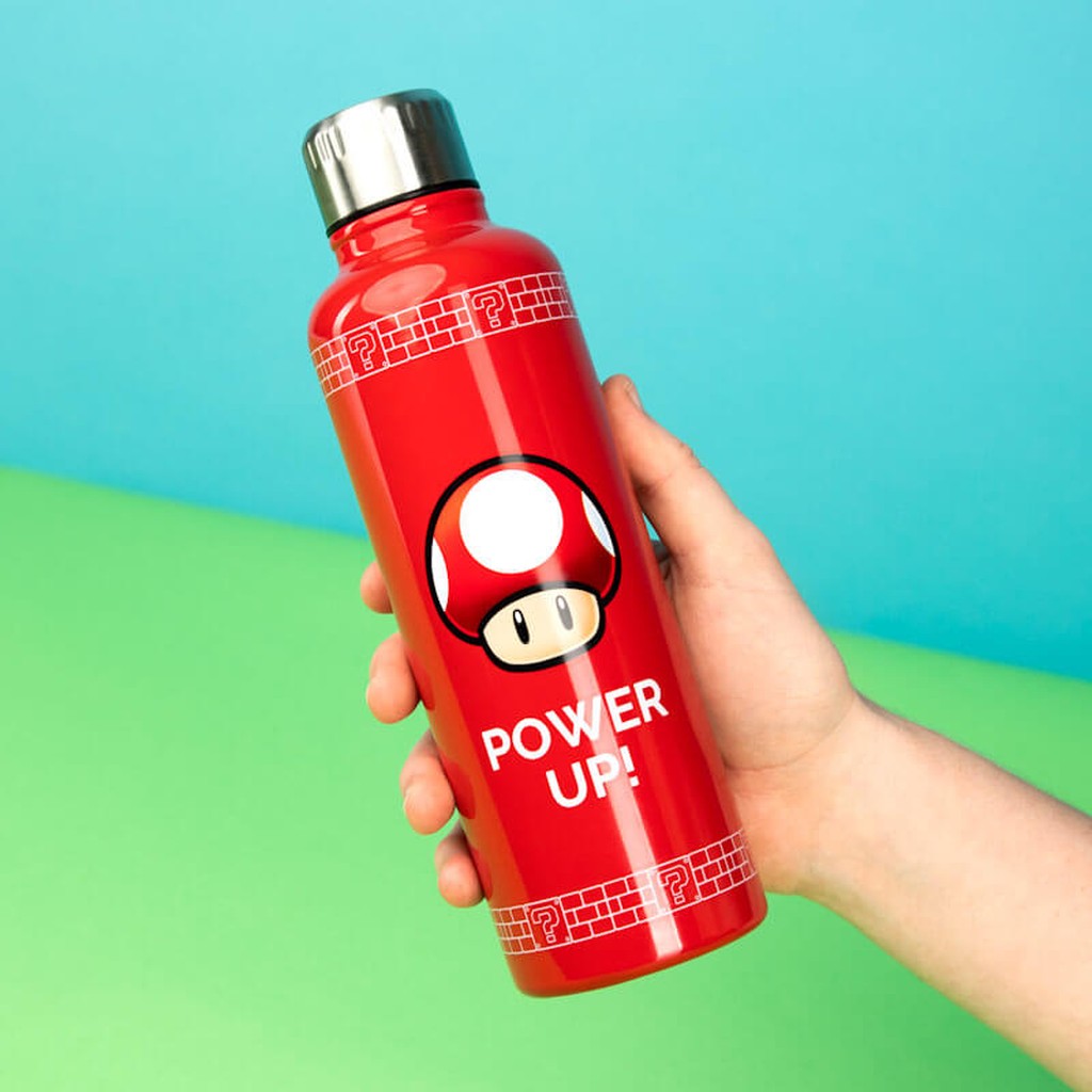 Super Mario Power UP Wasserflasche von Paladone