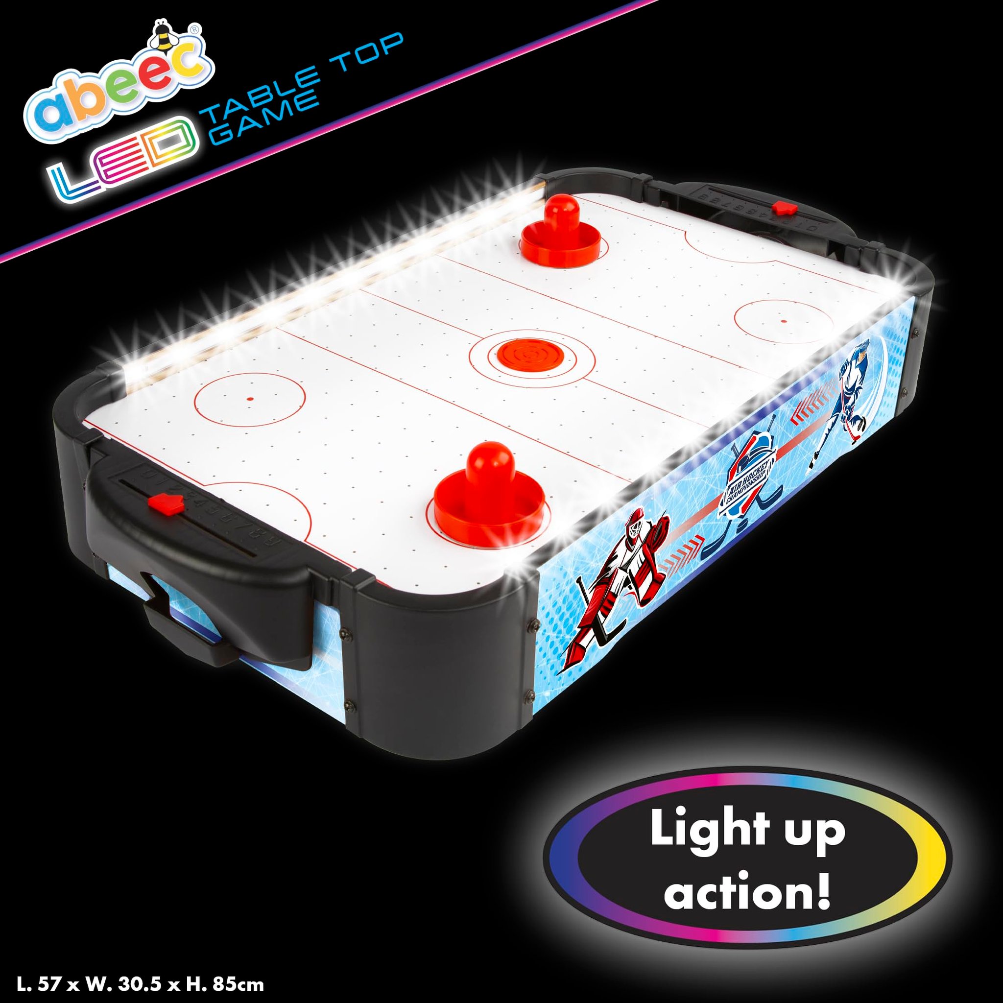 Air hockey de table avec éclairage LED (Bild 4)