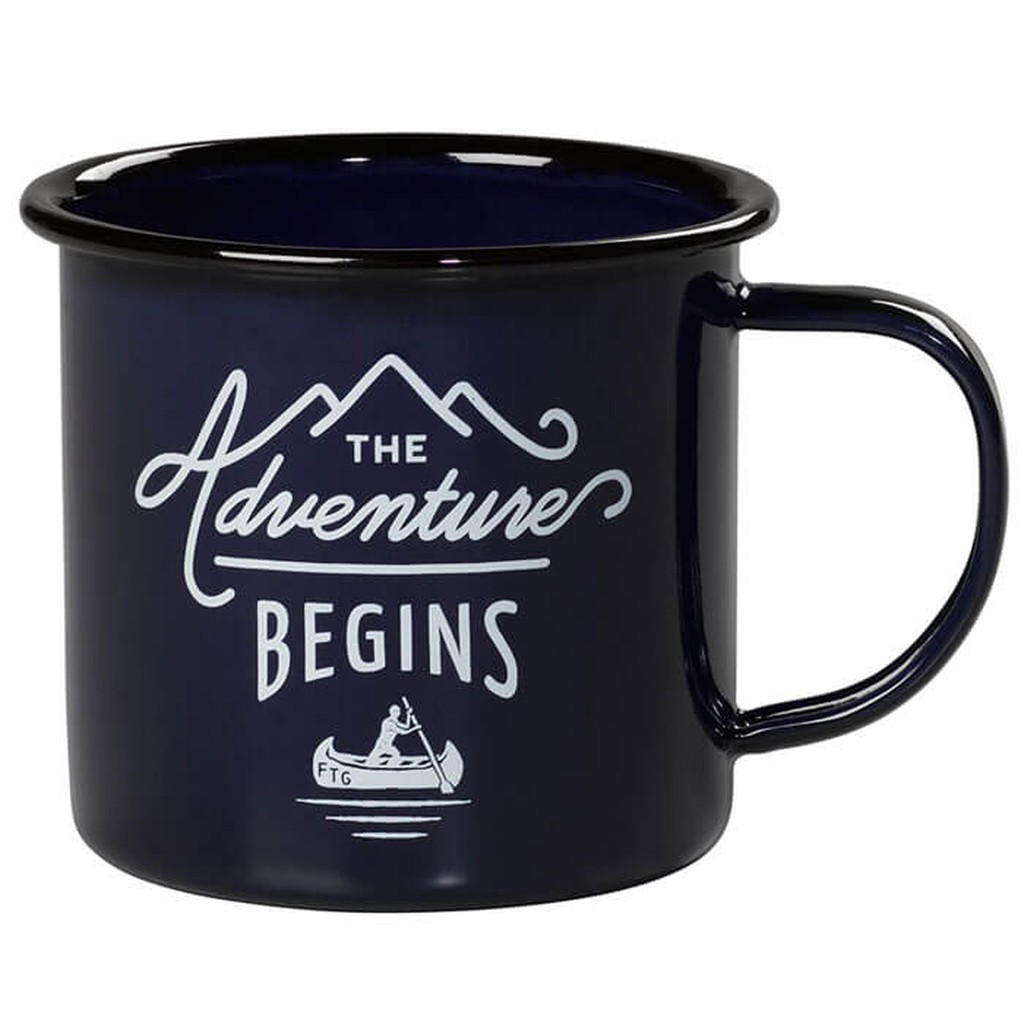 Emaille Tasse Adventure Begins von Gentlemen's Hardware