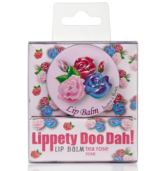 Lippenbalsam Retro Blumen Pink