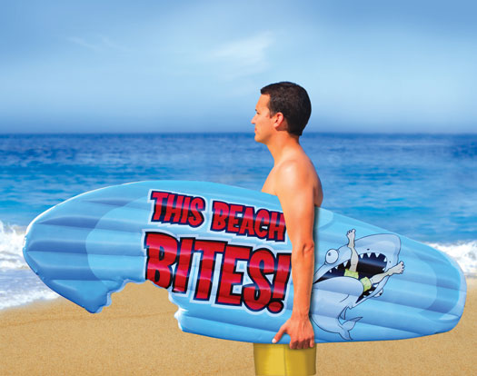 Les Indispensables de l'Eté ! Planche Gonflable - Morsure de Req
