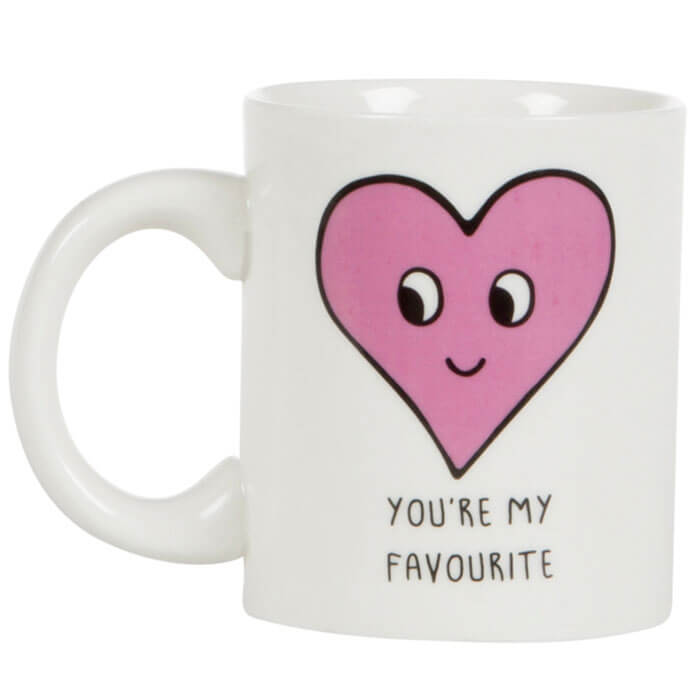 Sass &amp; Belle You're My Favourite Heart Mug