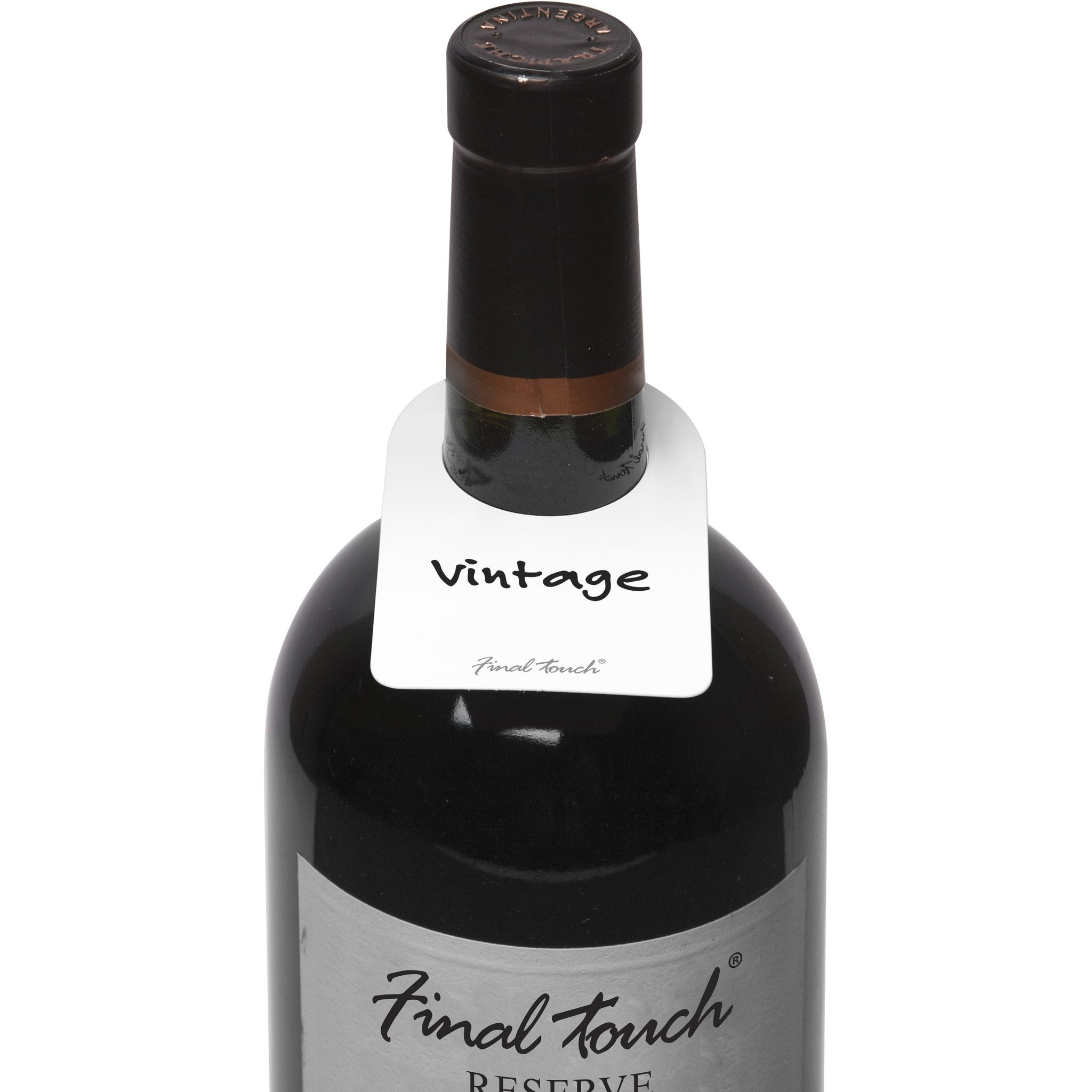 Wine Labels 48 Pieces on Wine Rack