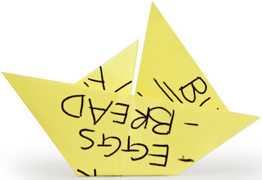 Bloc Notes Autocollantes Origami