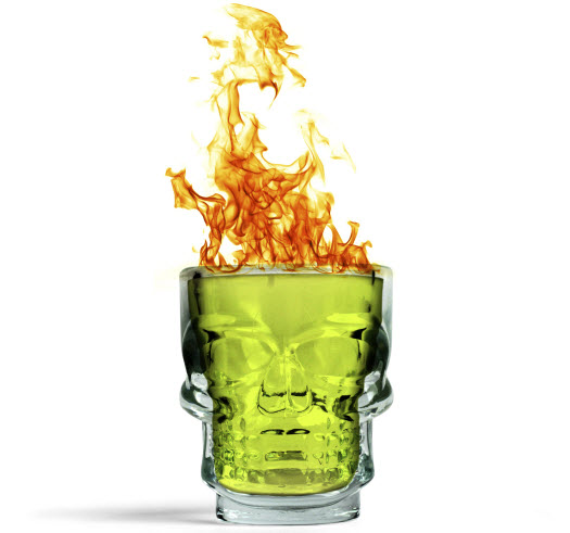 Skull Shot Glasses Set of 4