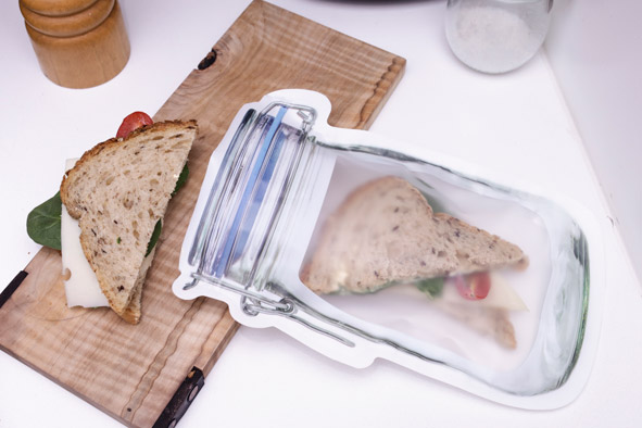 Zipper Mason Jar Bag Set of 9