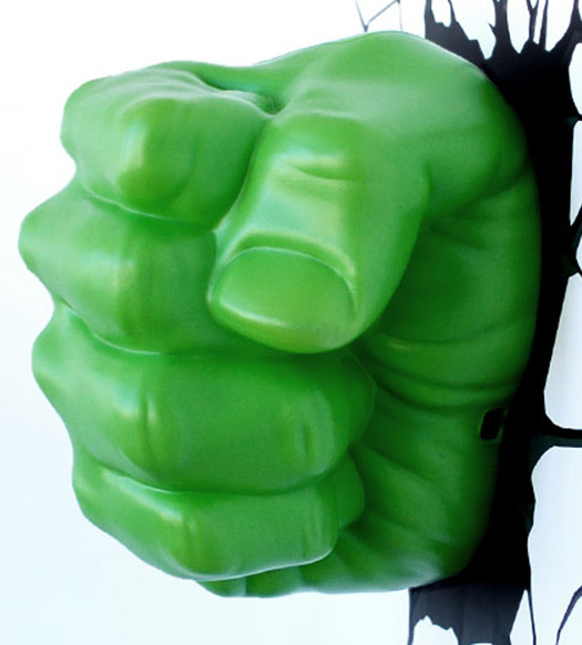 Lampe 3D Poing de Hulk