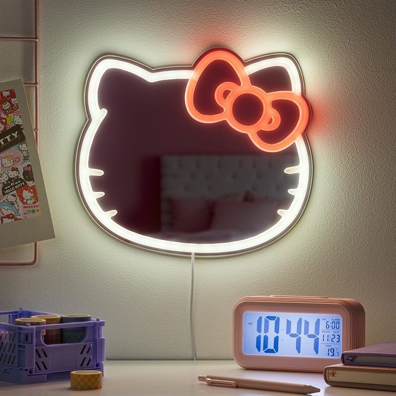 Hello Kitty LED Neon Mirror