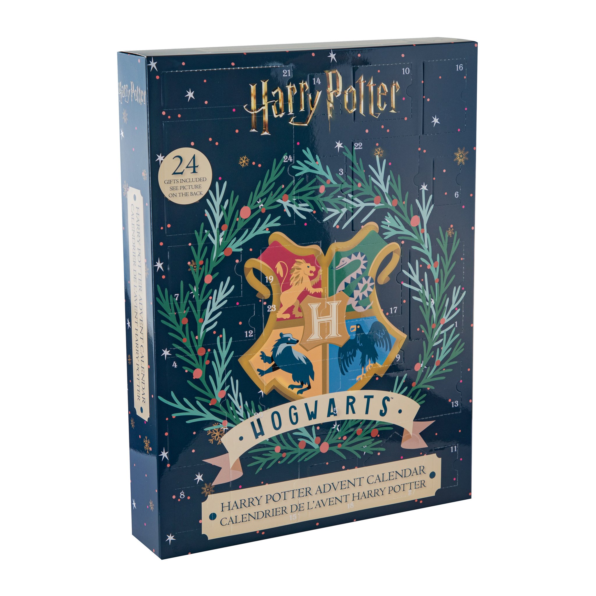 Harry Potter Hogwarts Adventskalender seitlich