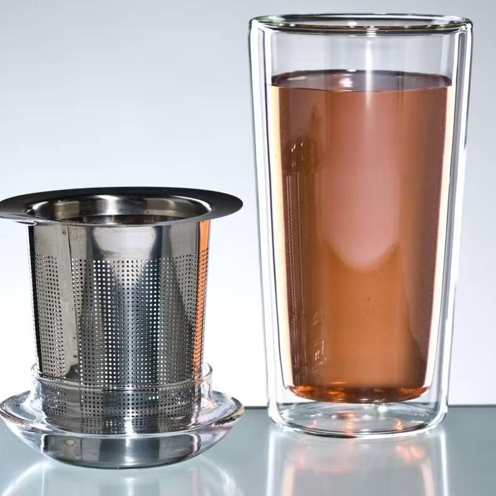 Bicchiere con Infusore da Tè Integrato