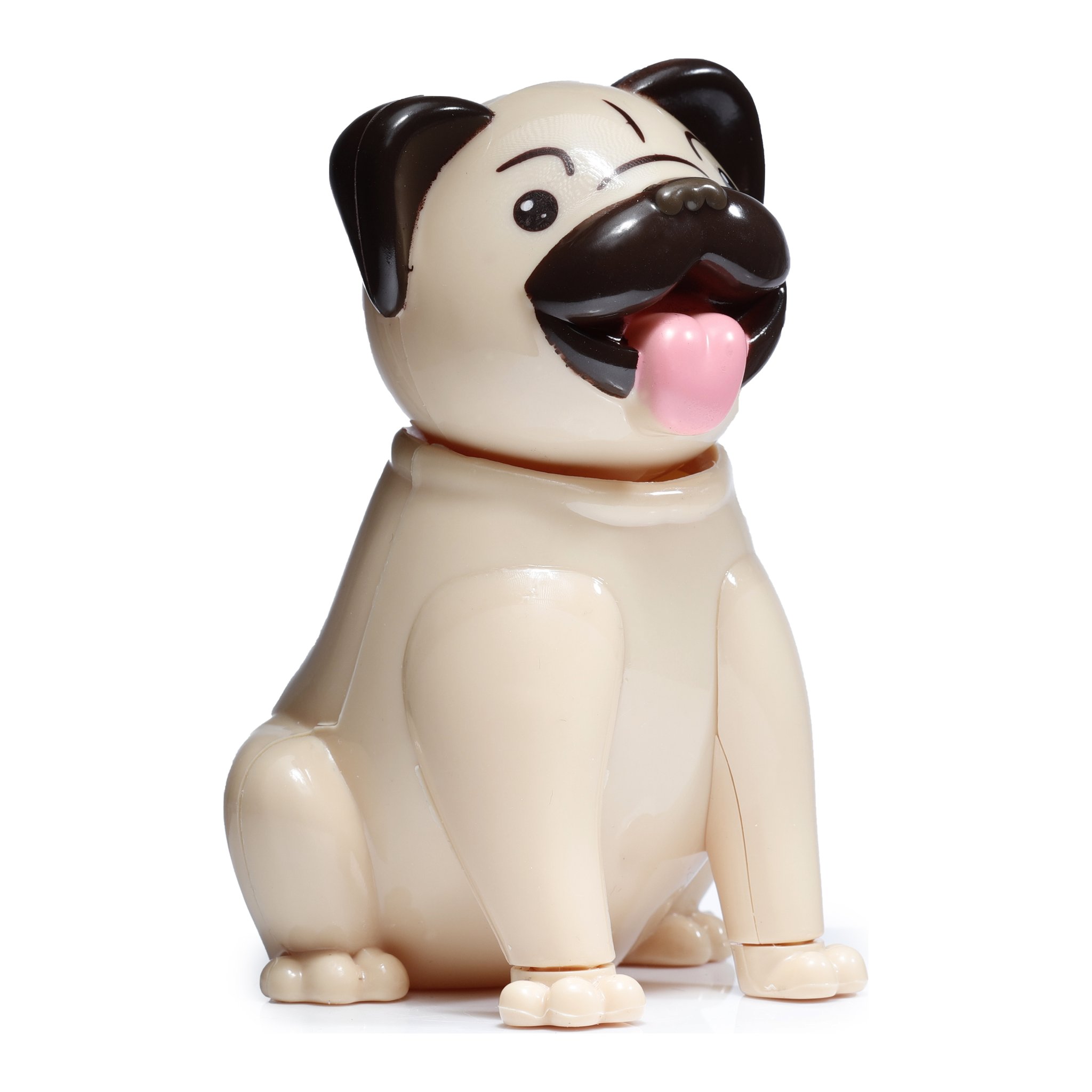 Mops-Wackelfigur von schraeg vorne