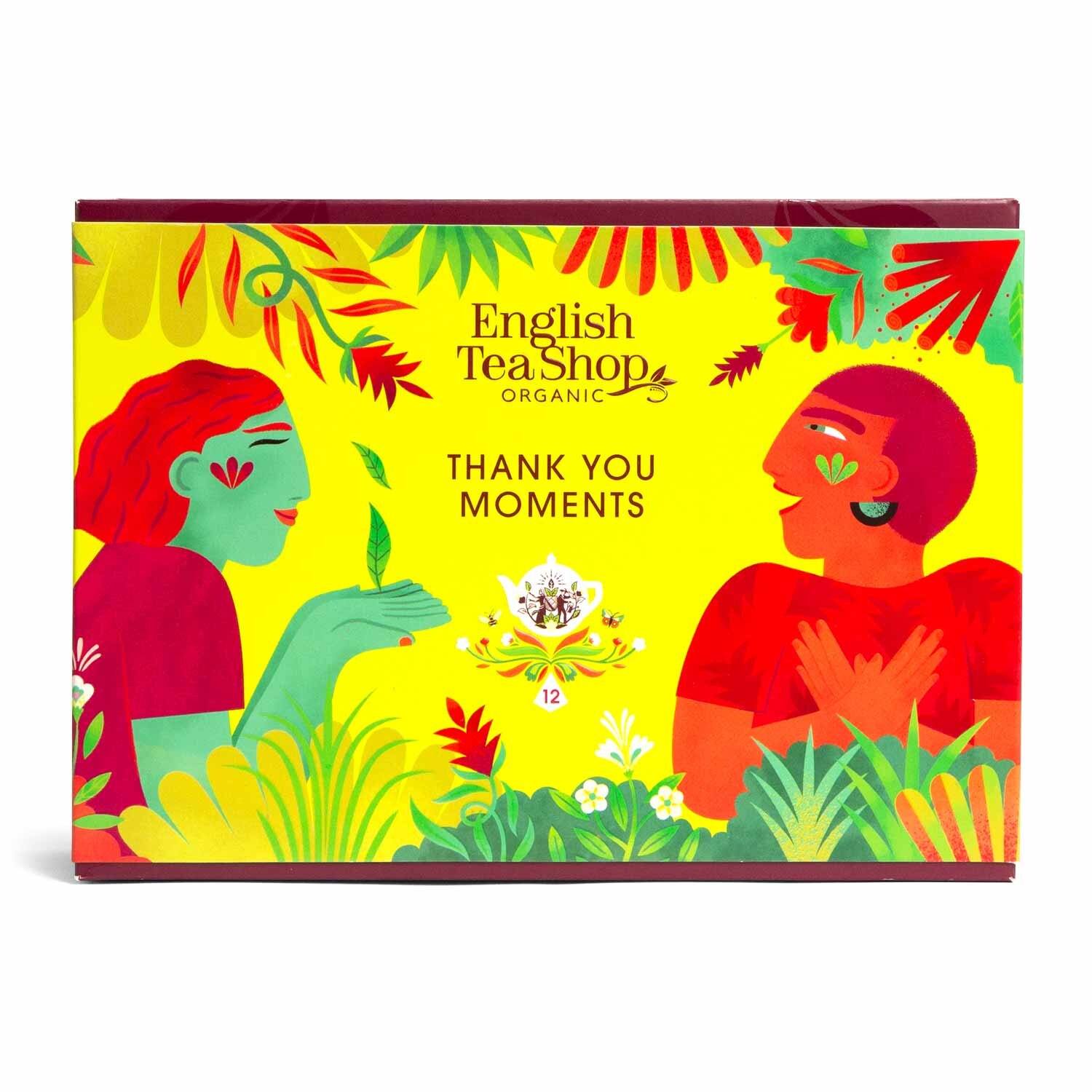 Geschenkbox Thank You BIO Tee Vorderansicht