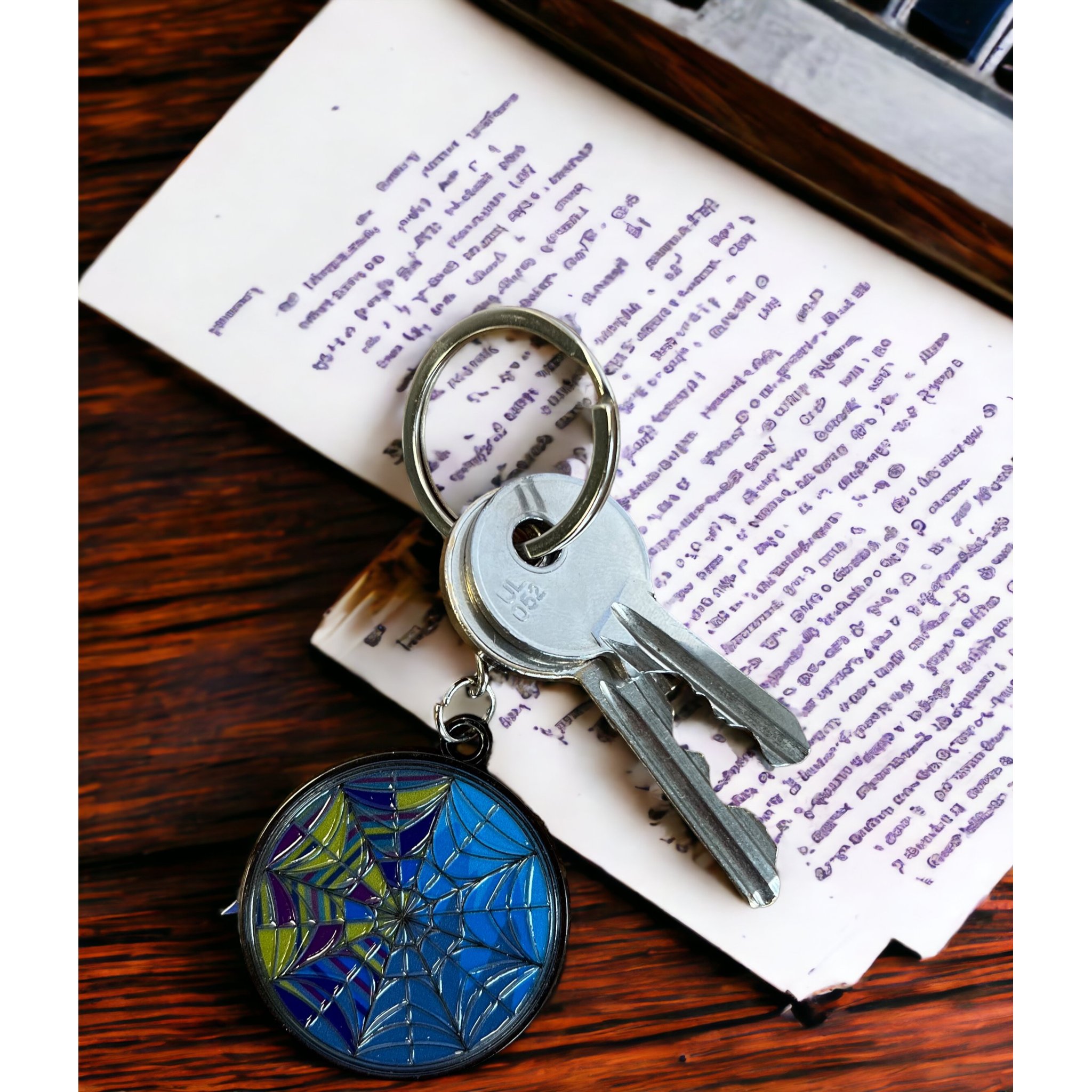 Wednesday Socks & Keychain Set