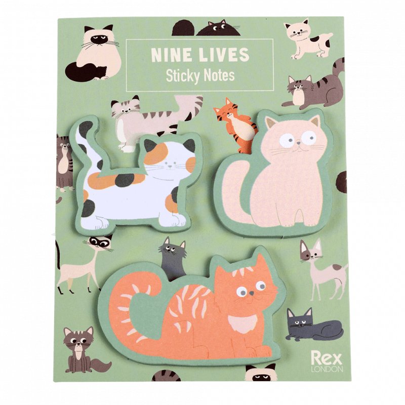 Notes autocollantes chat de Rex London – Lifestyle